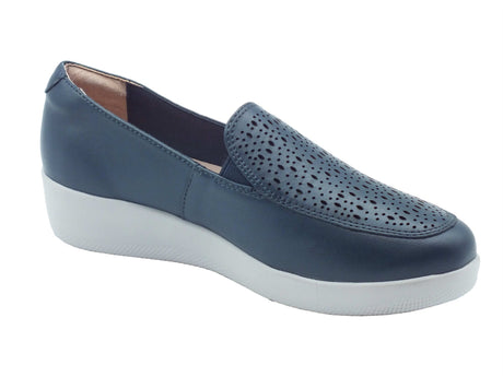 Stonefly Stonefly Mocassini Donna 218962 Paseo Nappa Ocean Blue pelle blu blu