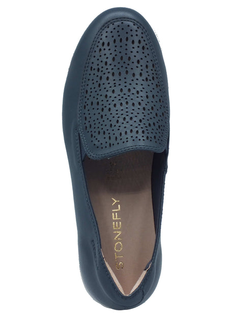 Stonefly Stonefly Mocassini Donna 218962 Paseo Nappa Ocean Blue pelle blu blu