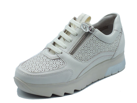 Stonefly Stonefly Sneakers Donna 222509 Spock 45 Cloud White pelle bianco White