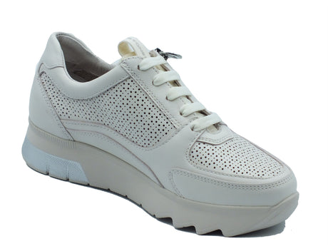 Stonefly Stonefly Sneakers Donna 222509 Spock 45 Cloud White pelle bianco White