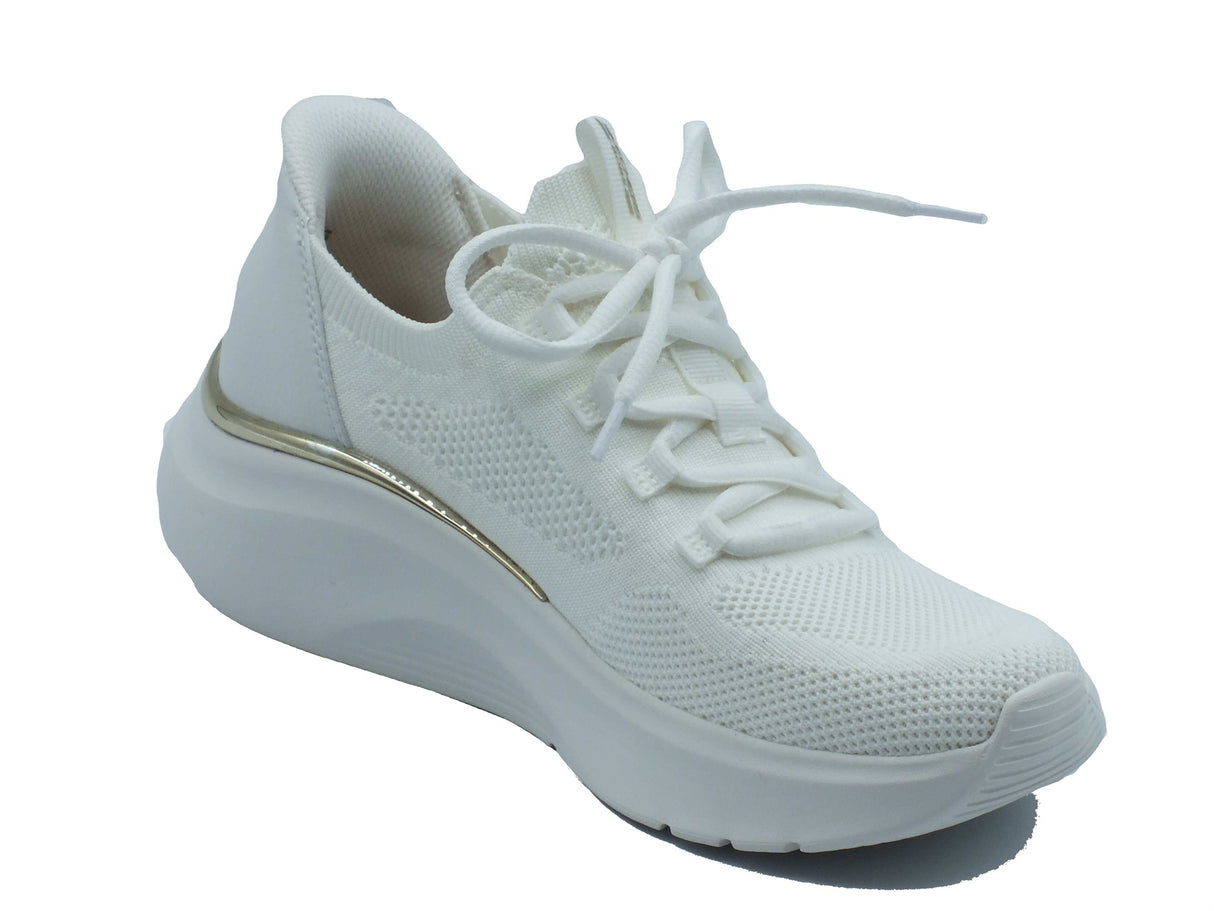 Skechers Skechers Slip-on Donna 117617 Bobs B Love True Delight White sintetico bianco White