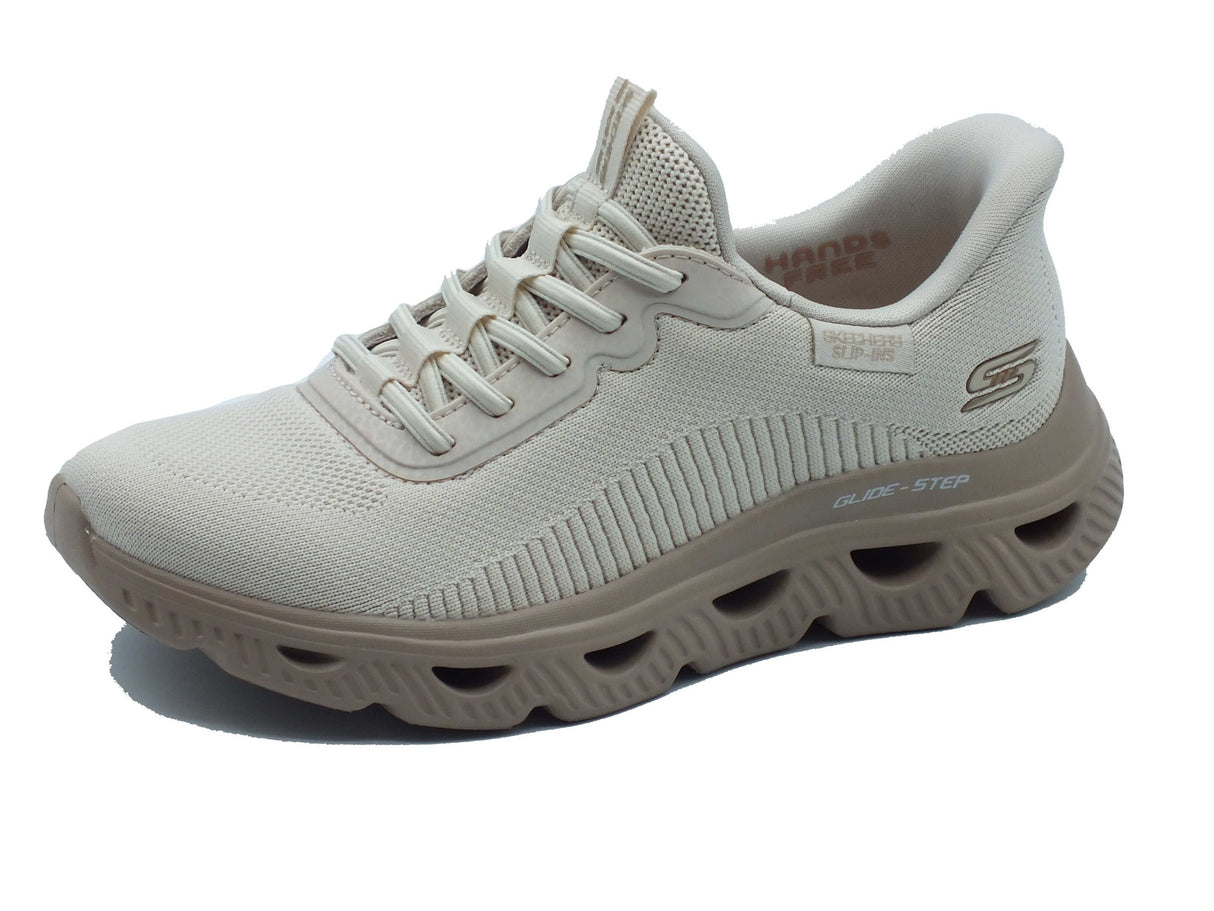 Skechers Skechers Slip-on Donna 117629 Bobs Arc Waves Natural sintetico beige Natural