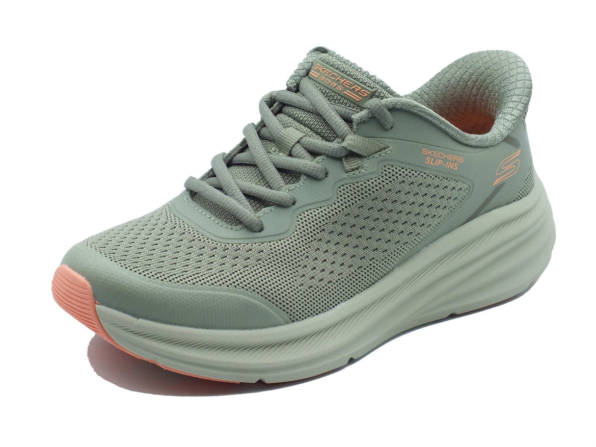 Skechers Skechers Slip-on Donna 117756 Bobs Skillz Too Essential Olive sintetico verde Olive