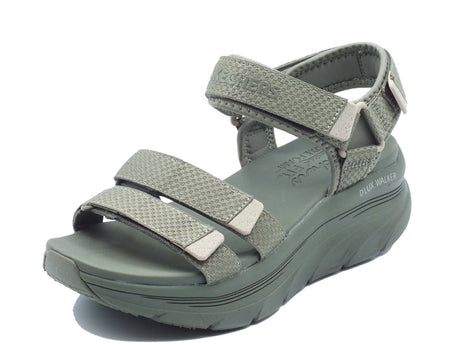 Skechers Skechers Sandali zeppa alta Donna 119826 Sea Scape Olive sintetico verde Olive