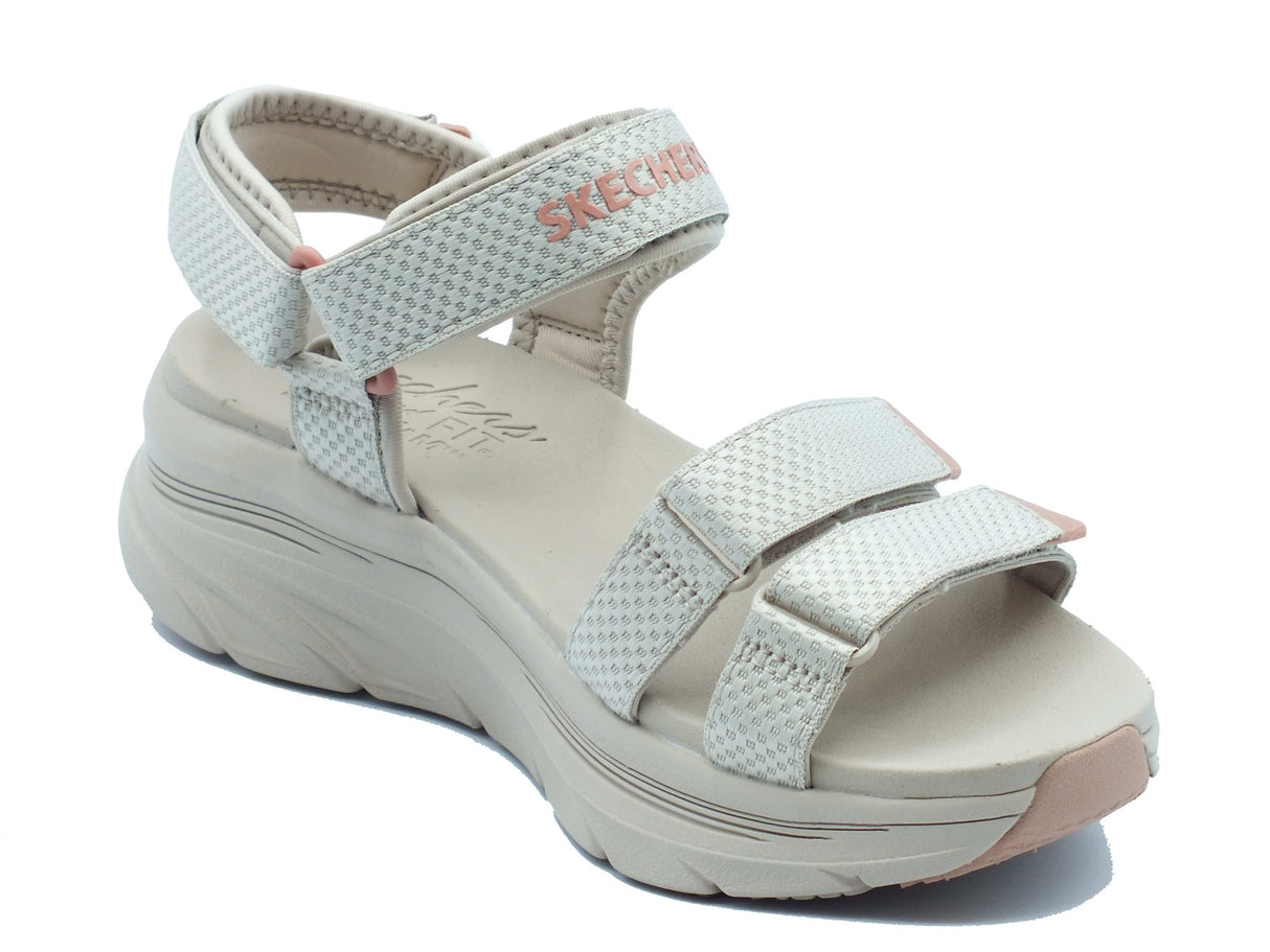 Skechers Skechers Sandali zeppa alta Donna 119826 Sea Scape Taupe sintetico beige Taupe