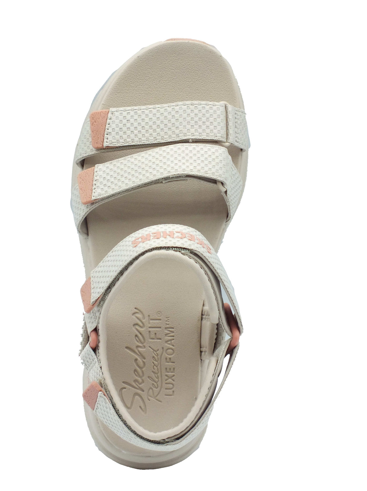 Skechers Skechers Sandali zeppa alta Donna 119826 Sea Scape Taupe sintetico beige Taupe