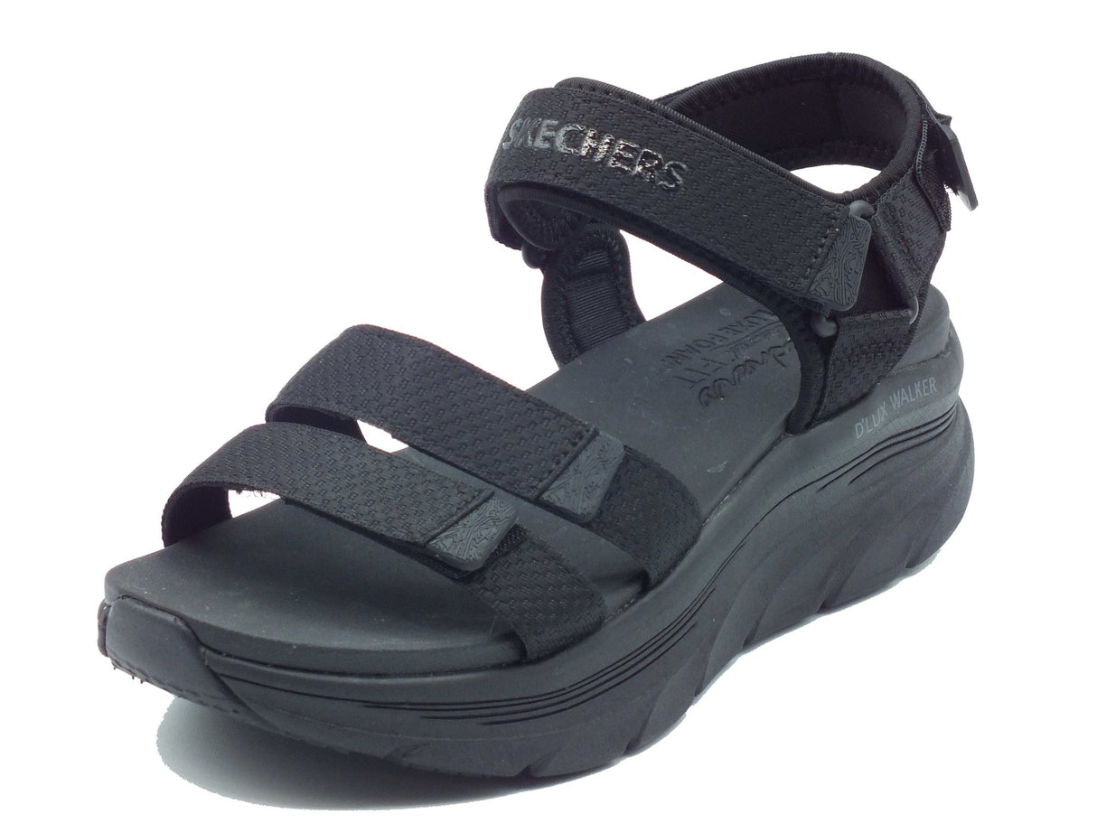 Skechers Skechers Sandali zeppa alta Donna 119828 Going Out Vibes Black sintetico nero Black