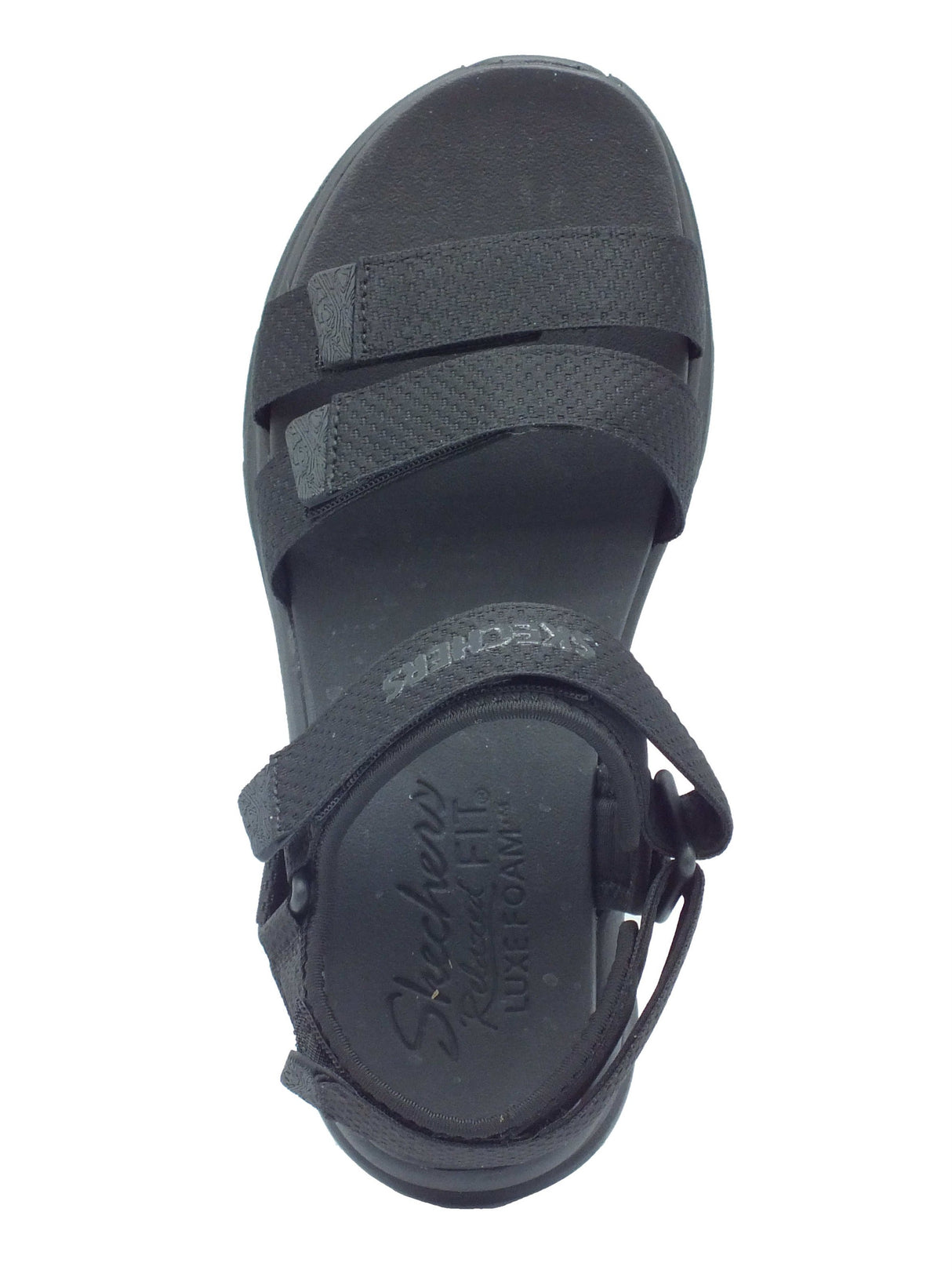 Skechers Skechers Sandali zeppa alta Donna 119828 Going Out Vibes Black sintetico nero Black