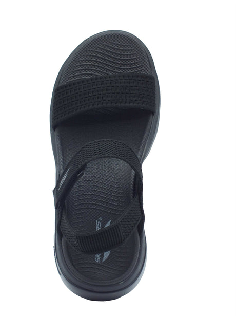 Skechers Skechers Sandali zeppa bassa Donna 140874 Annie Black sintetico nero Black