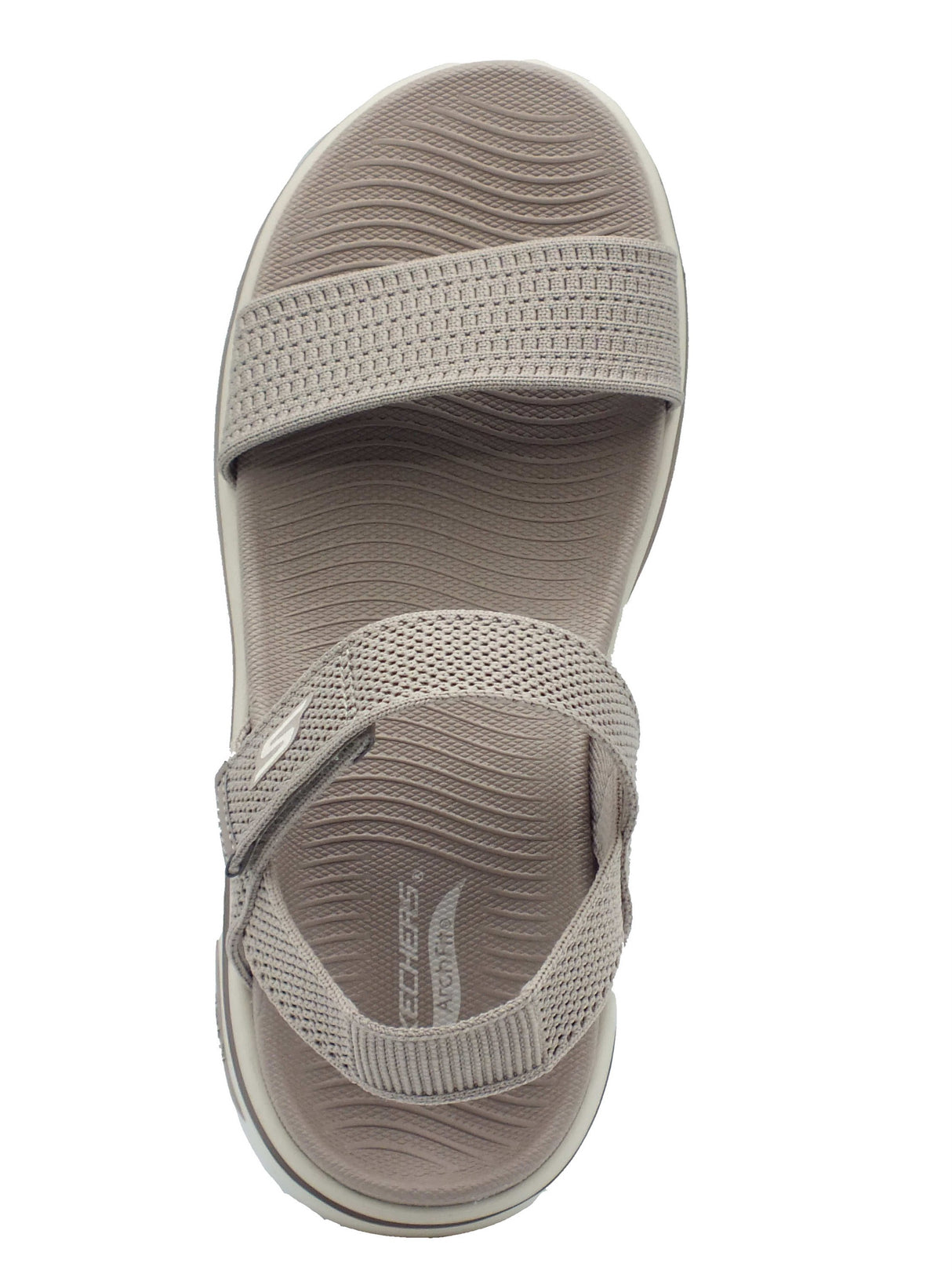 Skechers Skechers Sandali zeppa bassa Donna 140874 Annie Taupe sintetico beige Taupe