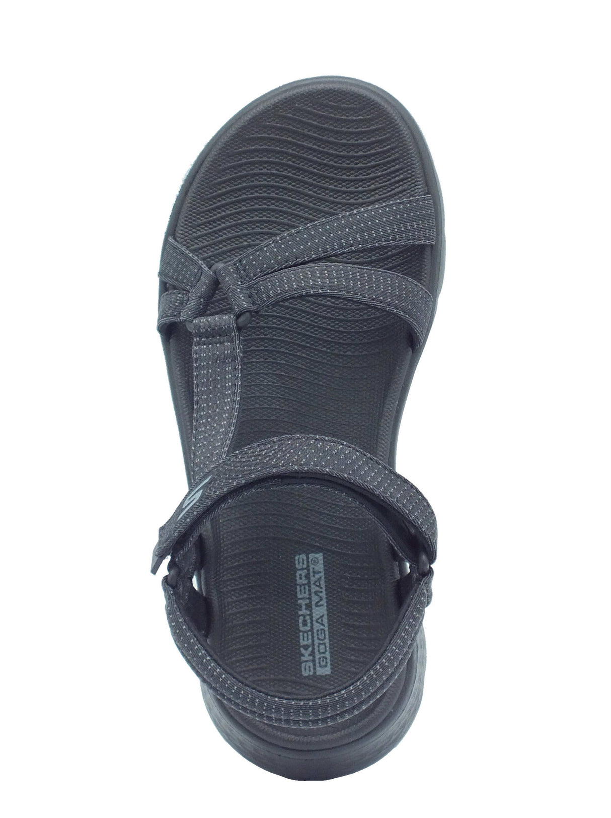 Skechers Skechers Sandali zeppa bassa Donna 141451 Sublime Black sintetico nero Black