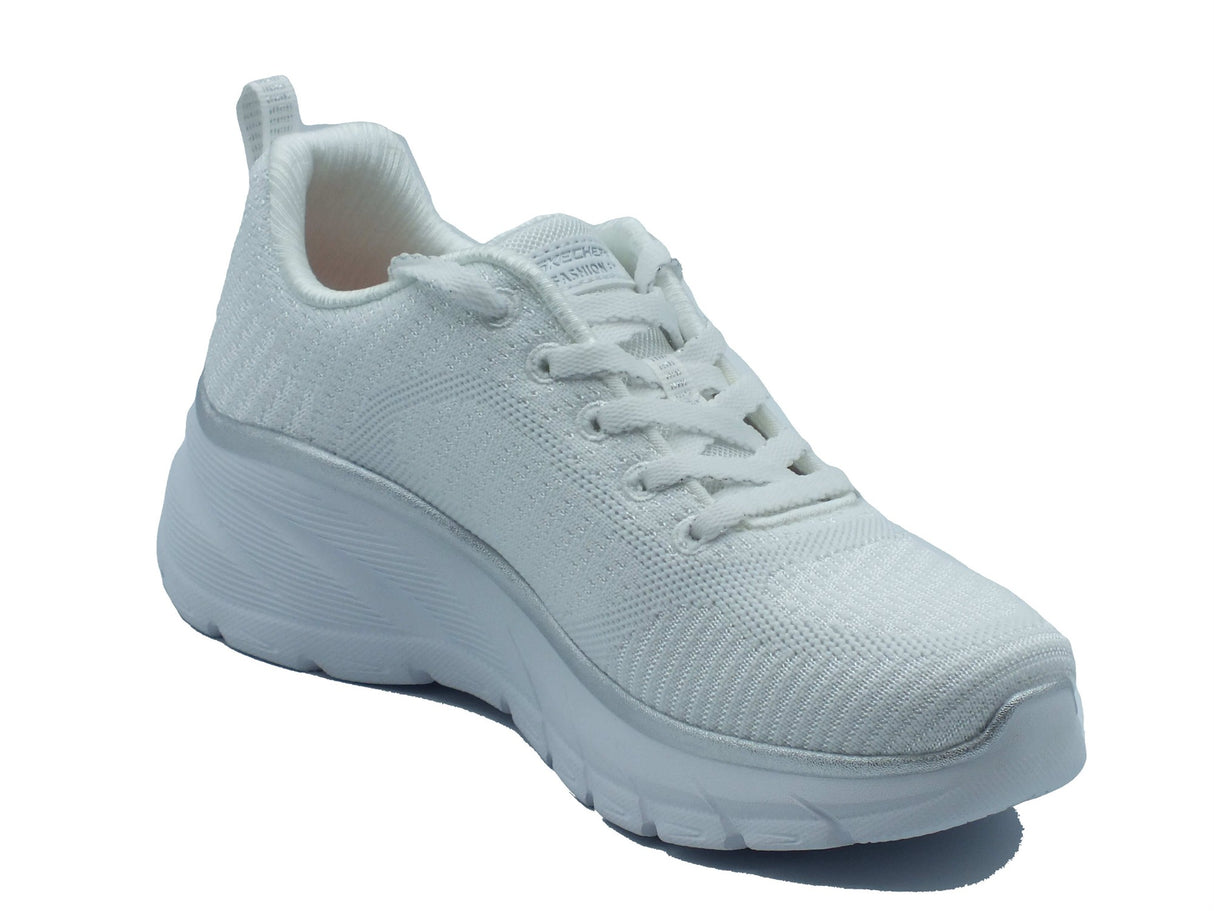 Skechers Skechers Sportive Donna 150384 Moonlight Glow White sintetico bianco White