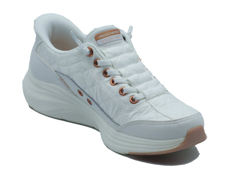 Skechers Skechers Slip-on Donna 150413 Golden Hour White Rose Gold pelle bianco Rose Gold