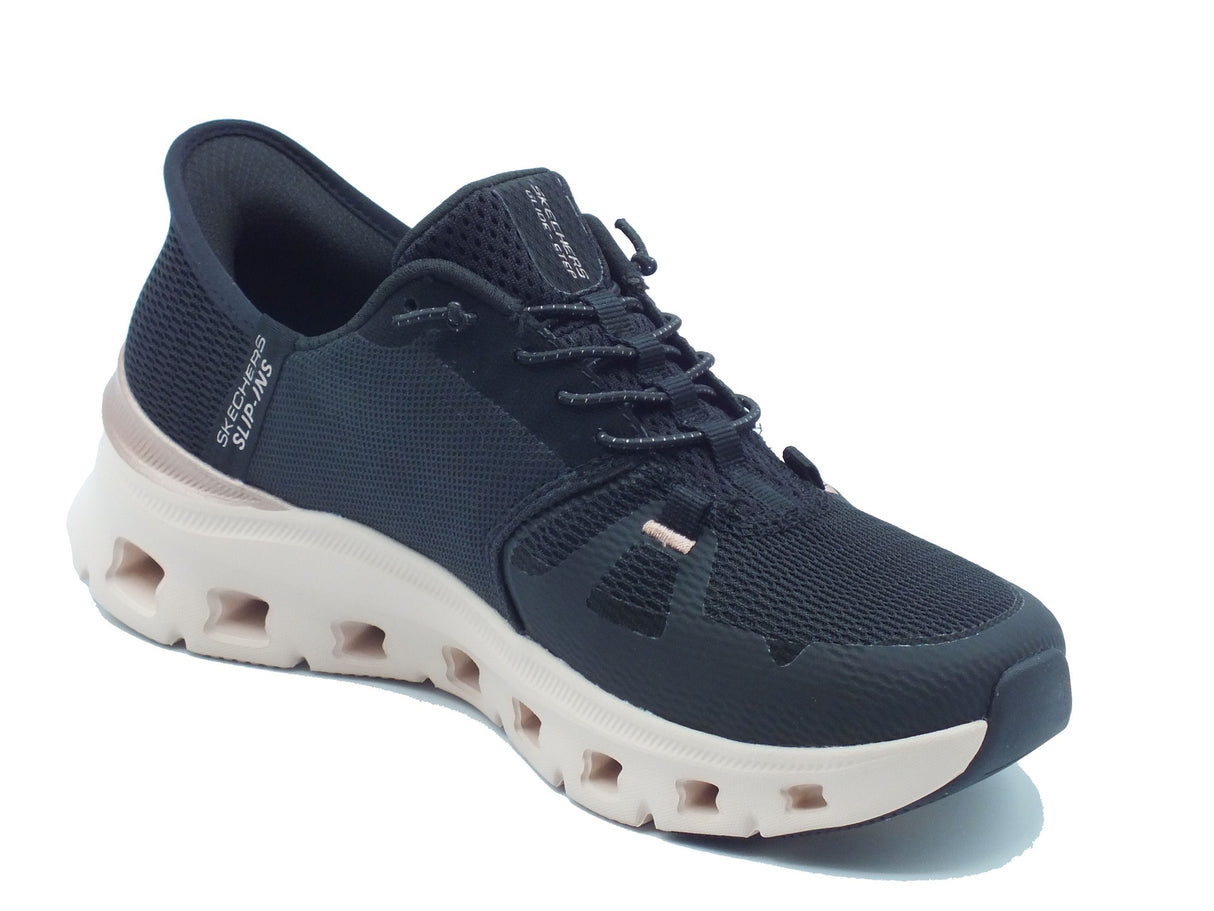 Skechers Skechers Slip-on Donna 150438 Radiant Stride Black Rose sintetico nero Black Rose