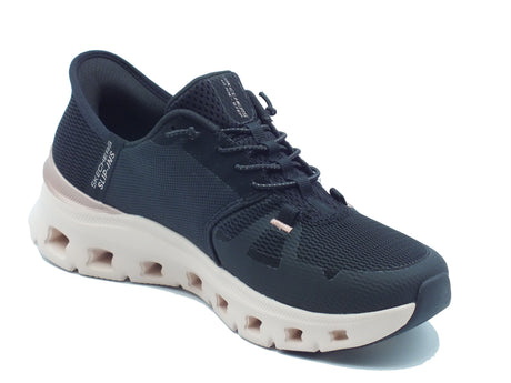 Skechers Skechers Slip-on Donna 150438 Radiant Stride Black Rose sintetico nero Black Rose