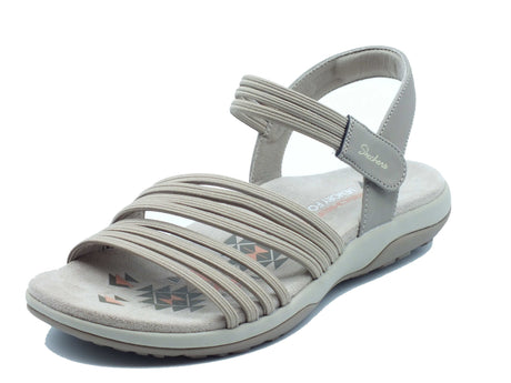 Skechers Skechers Sandali zeppa bassa Donna 163573 Taupe pelle beige Taupe
