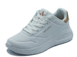 Skechers Skechers Sportive Donna 177291 Uno Shimmer Along White pelle bianco White
