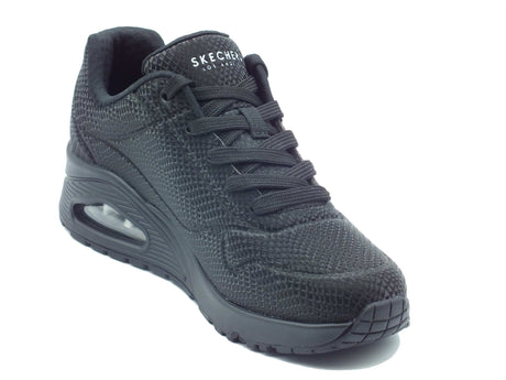 Skechers Skechers Sportive Donna 177861 Uno Shiny Scale Black pelle nero Black