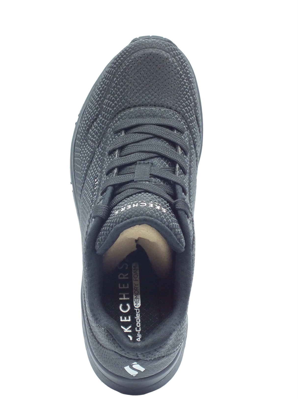 Skechers Skechers Sportive Donna 177861 Uno Shiny Scale Black pelle nero Black