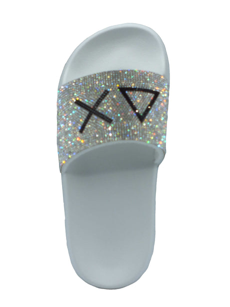 SUN68 SUN68 Ciabatte Donna X36211 Slippers Strass Logo Bianco gomma bianco Bianco