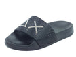 SUN68 SUN68 Ciabatte Donna X36211 Slippers Strass Logo Nero gomma nero Nero