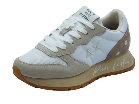 SUN68 SUN68 Sportive Donna Z36207 Ally Vintage Bianco Panna pelle bianco Bianco Panna