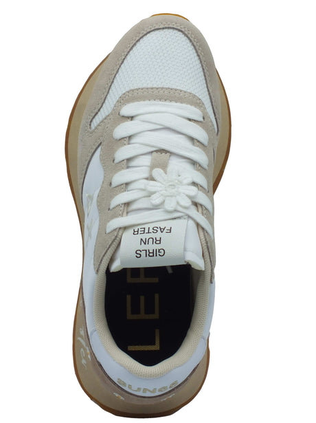 SUN68 SUN68 Sportive Donna Z36207 Ally Vintage Bianco Panna pelle bianco Bianco Panna