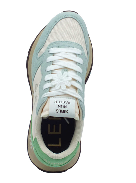 SUN68 SUN68 Sportive Donna Z36207 Ally Vintage Verde Acquamarina pelle verde Verde Acquamarina