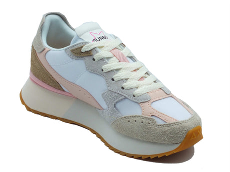 SUN68 SUN68 Sportive Donna Z36215 Stargirl Multicolor Bianco pelle bianco Bianco