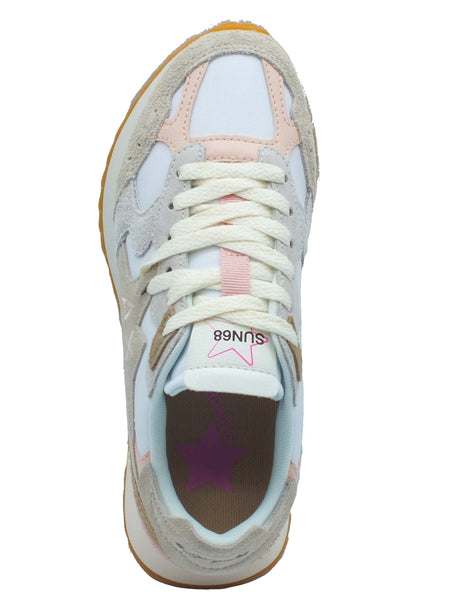 SUN68 SUN68 Sportive Donna Z36215 Stargirl Multicolor Bianco pelle bianco Bianco