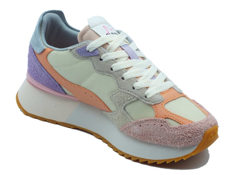 SUN68 SUN68 Sportive Donna Z36215 Stargirl Multicolor Bianco Panna pelle bianco Bianco Panna