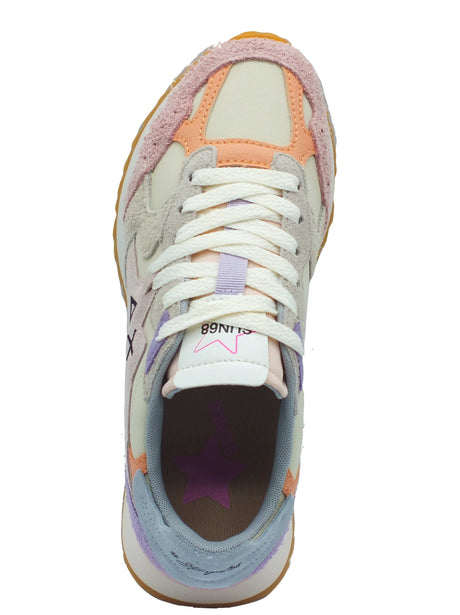 SUN68 SUN68 Sportive Donna Z36215 Stargirl Multicolor Bianco Panna pelle bianco Bianco Panna