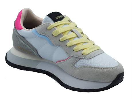 SUN68 SUN68 Sportive Donna Z36204 Ally Color Exsplosion Bianco pelle bianco Bianco