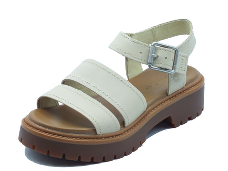 Timberland Timberland Sandali tacco basso Donna 0A2EJM Stone Street Light Beige pelle beige Stone Street Light Beige