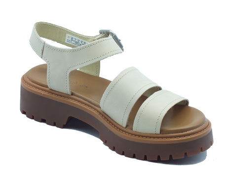 Timberland Timberland Sandali tacco basso Donna 0A2EJM Stone Street Light Beige pelle beige Stone Street Light Beige