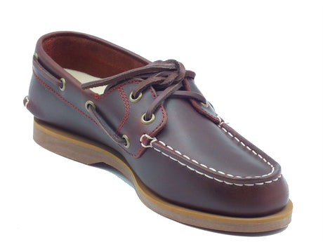 Timberland Timberland Scarpe Donna 0A2Q9X Classic Boat Burgundy Full Grain pelle marrone Burgundy