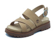 Timberland Timberland Sandali tacco alto Donna 0A61T4 Clairemont Way Backstrap Beige pelle beige Beige