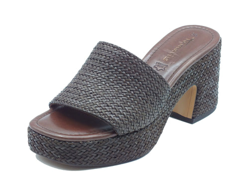 Tamaris Tamaris Sandali tacco alto Donna 1-27232-46 Mocca sintetico marrone Mocca