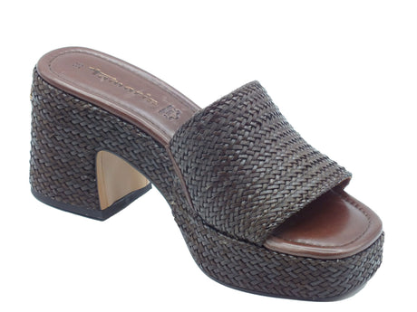 Tamaris Tamaris Sandali tacco alto Donna 1-27232-46 Mocca sintetico marrone Mocca