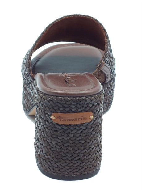 Tamaris Tamaris Sandali tacco alto Donna 1-27232-46 Mocca sintetico marrone Mocca
