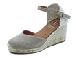 Viguera Viguera Sandali zeppa alta Donna 2012 Vitelo Desert pelle grigio Vitelo Desert