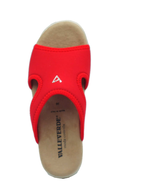 Valleverde Valleverde Ciabatte Donna 25321 Rosso sintetico rosso Rosso