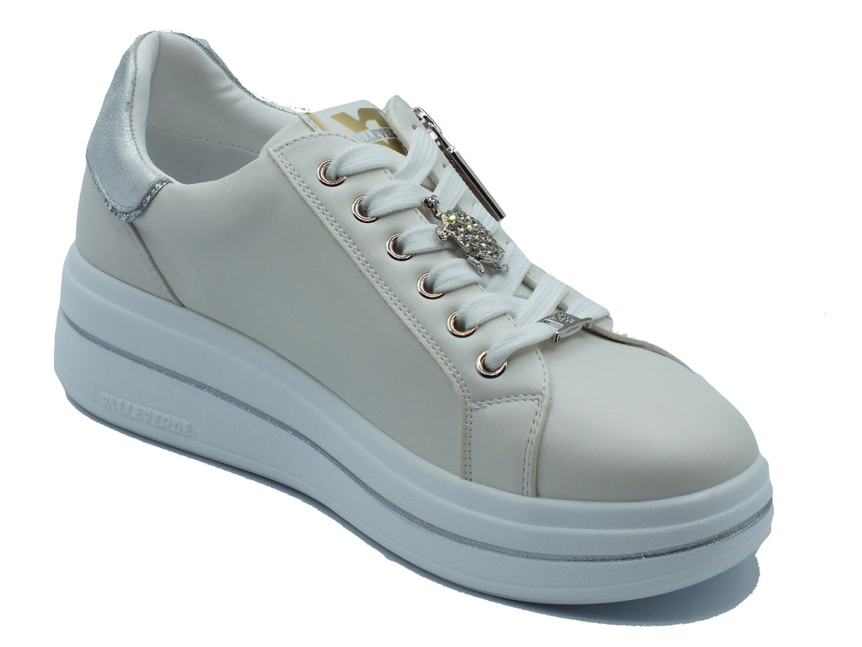 Valleverde Valleverde Sneakers Donna 35493 Bianco pelle bianco Bianco
