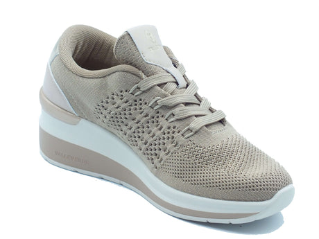 Valleverde Valleverde Sneakers confort Donna VVCA120R Ecru sintetico beige Ecru