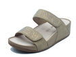 Valleverde Valleverde Sandali zeppa bassa Donna V651Z Taupe pelle beige Taupe
