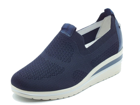 Valleverde Valleverde Mocassini Donna VD355W Navy sintetico blu Navy