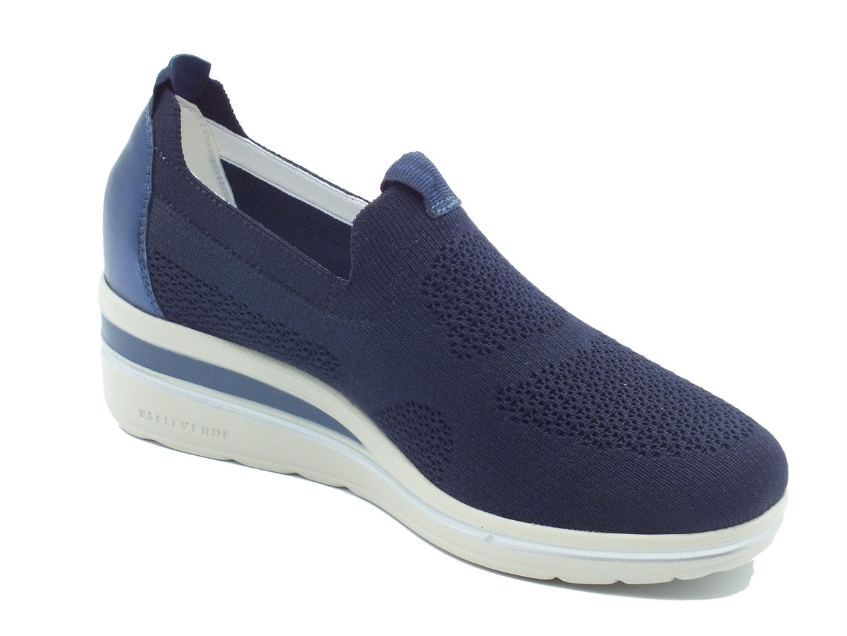 Valleverde Valleverde Mocassini Donna VD355W Navy sintetico blu Navy