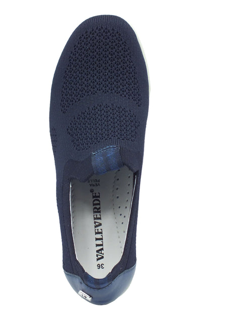 Valleverde Valleverde Mocassini Donna VD355W Navy sintetico blu Navy