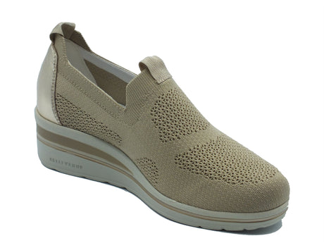 Valleverde Valleverde Mocassini Donna VD355W Ecru sintetico marrone Ecru