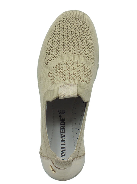 Valleverde Valleverde Mocassini Donna VD355W Ecru sintetico marrone Ecru